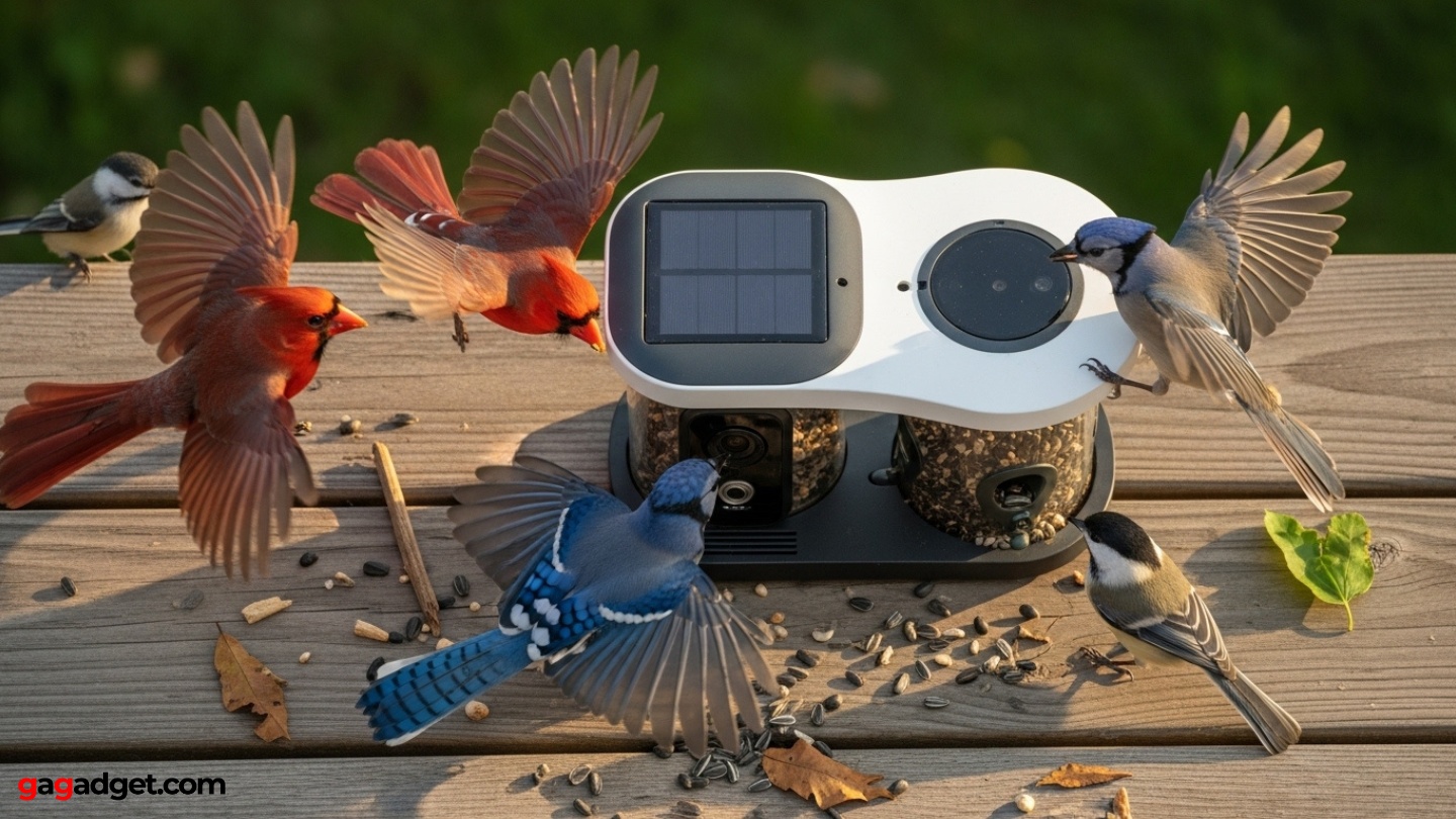 bird feeder motion activated camera