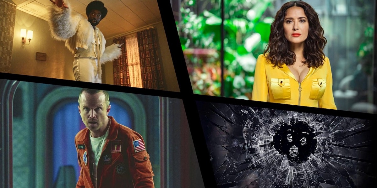 Aaron Paul, Salma Hayek en meer celebs in Black Mirror seizoen zes pre-release trailer