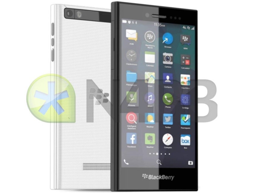 Фотографии и характеристики смартфона BlackBerry Leap, релиз в апреле