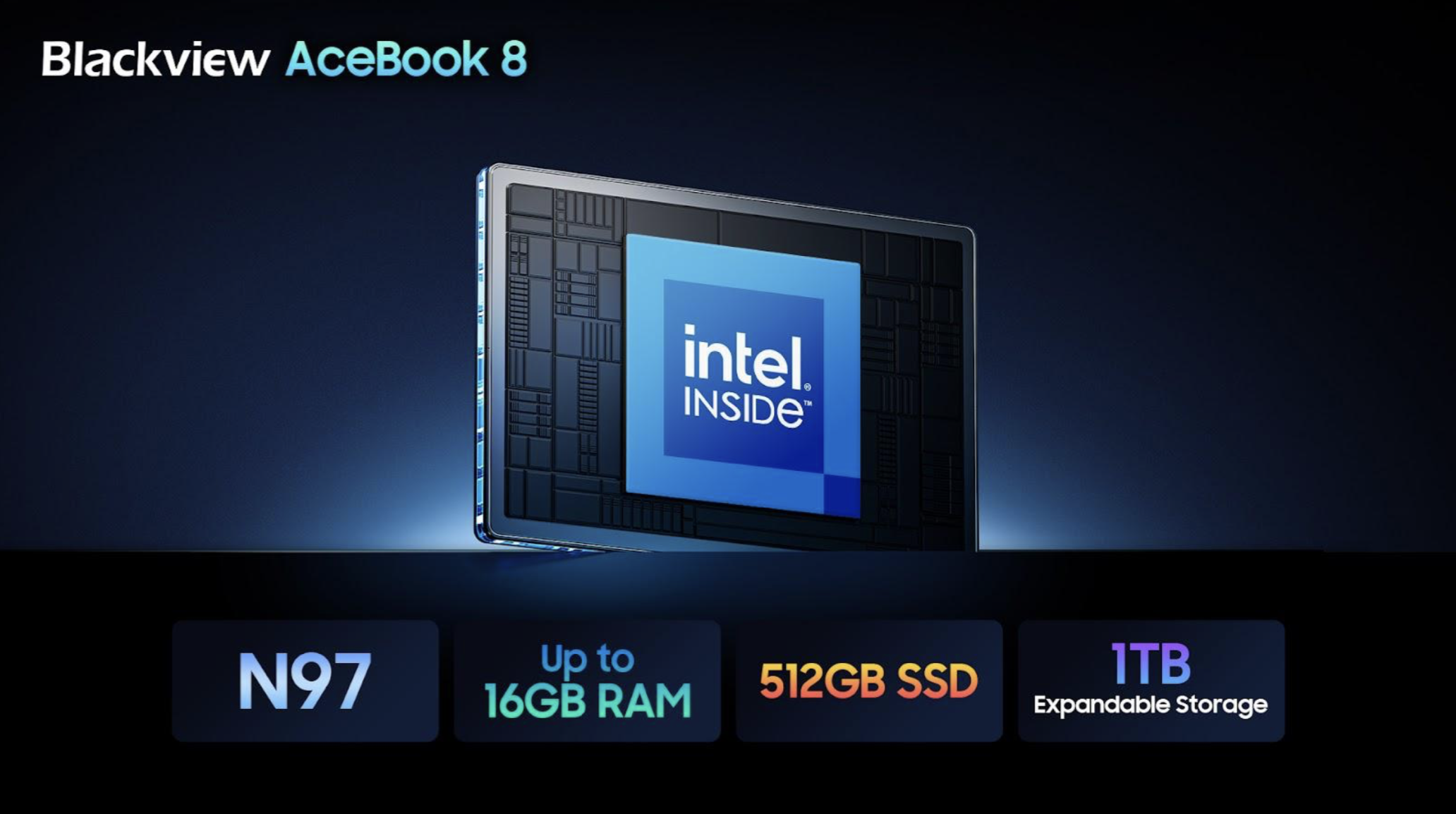Blackview AceBook 8: 15-дюймовий ноутбук із чипом Intel N97, 16 ГБ ОЗП, SSD-накопичувачем на 512 ГБ і Windows 11 на борту-3