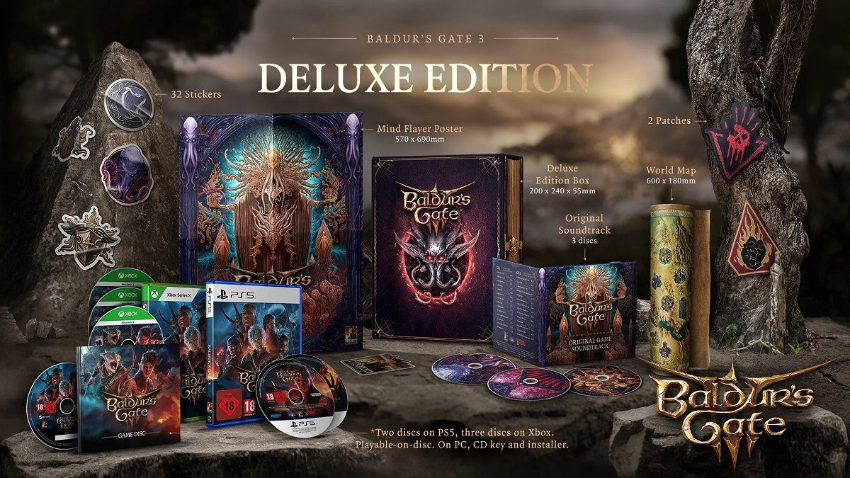 Larian Studios desvela la Edición Deluxe de Baldur's Gate III: ¡a los coleccionistas les encantará!