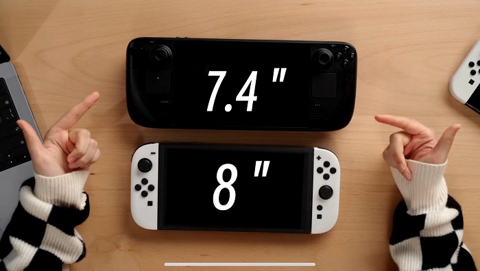 A Chinese blogger has created a 3D mock-up of the Nintendo Switch 2 based on leaked information and made comparisons with other handheld consoles (video)-3