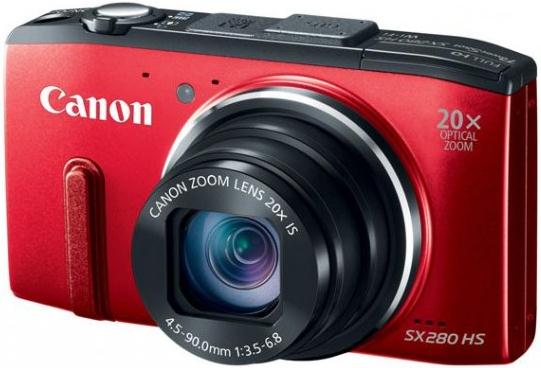 Ультразум Canon PowerShot SX280 HS c 20-кратным увеличением, Wi-Fi и GPS
