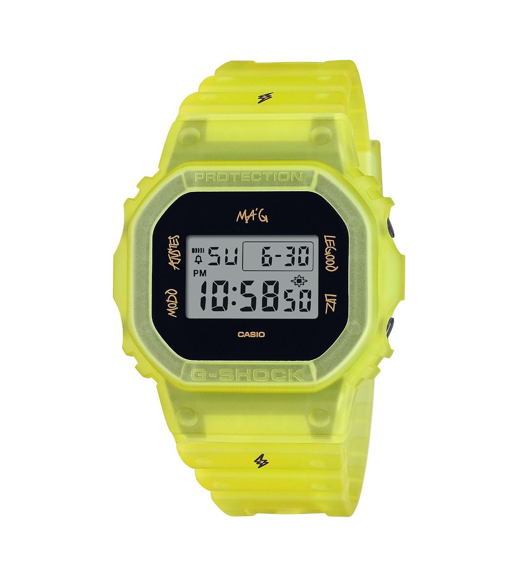 G-Shock DWE-5600JB-1A9ER в желтом цвете