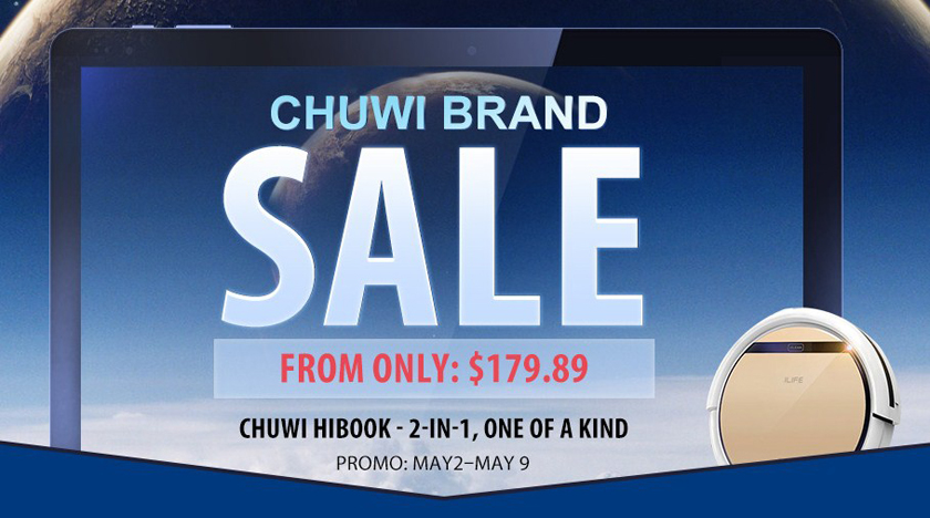Распродажа планшетов Chuwi в магазине Gearbest
