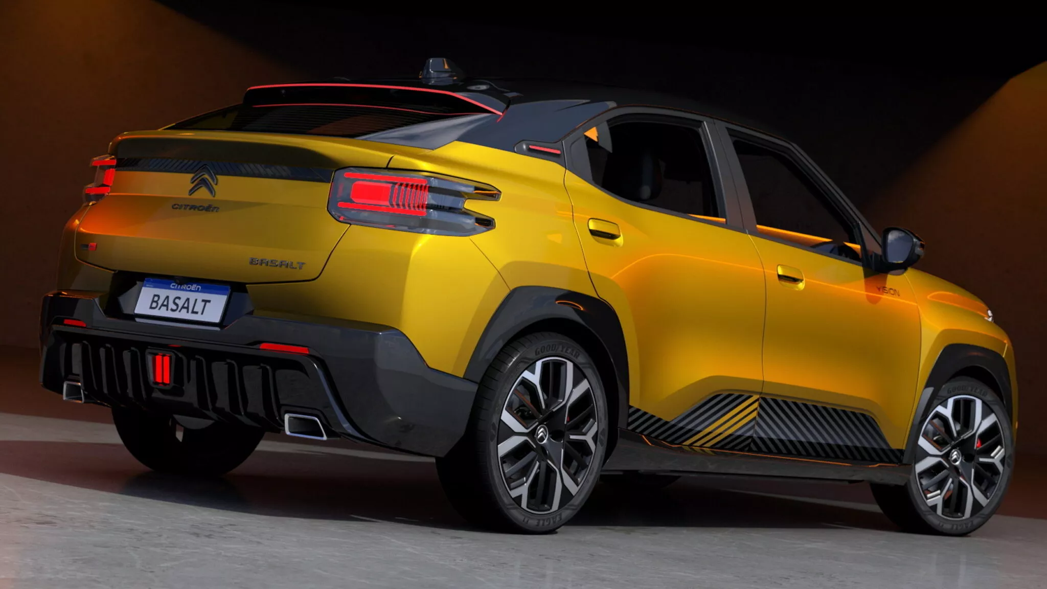 Body design of Citroën Basalt Vision