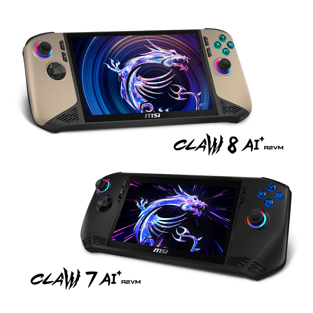 Claw 7 AI+ and Claw 8 AI+ consoles