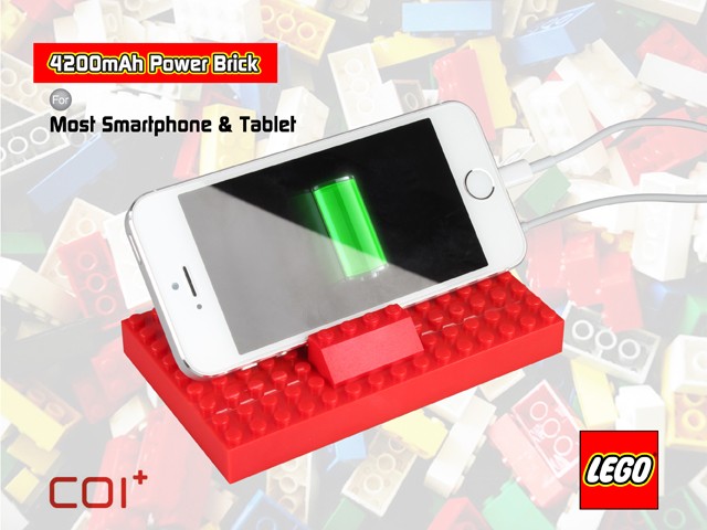 COI+ LEGO Power Brick: портативное зарядное устройство для любителей конструктора LEGO