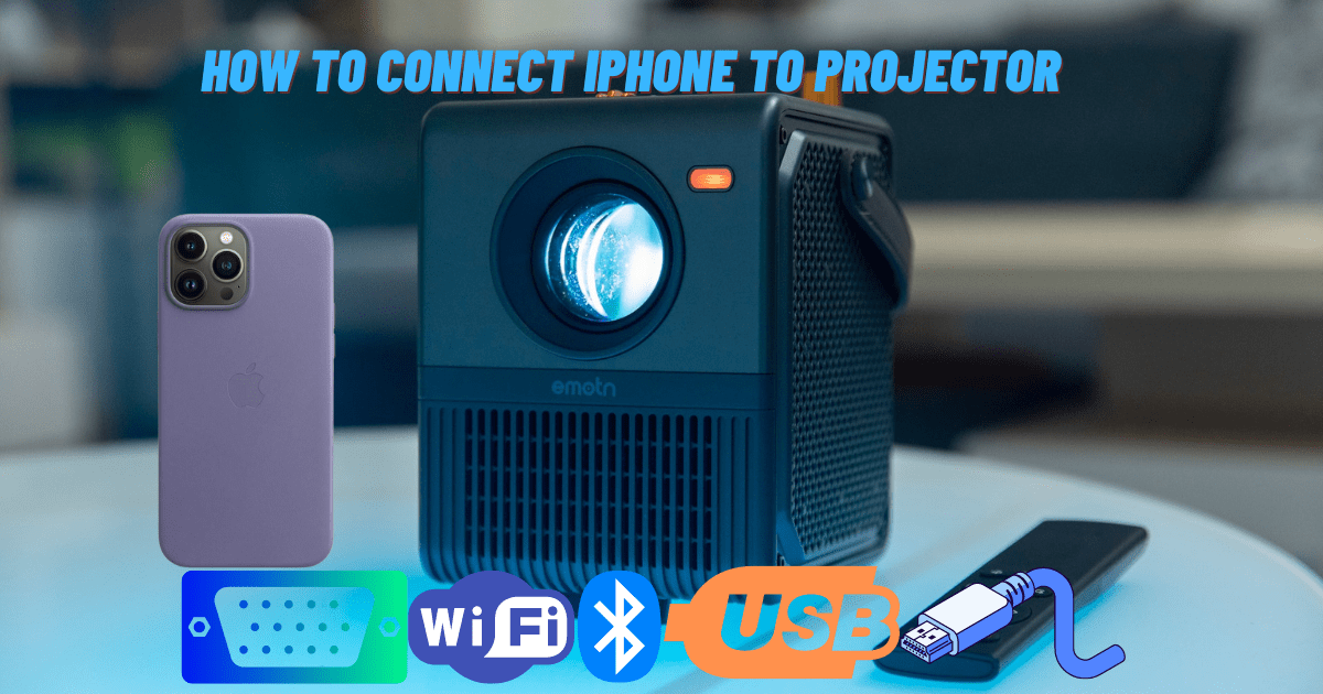 Cómo conectar el iPhone a un proyector mediante USB, HDMI, Wi-Wi, BlueTooth