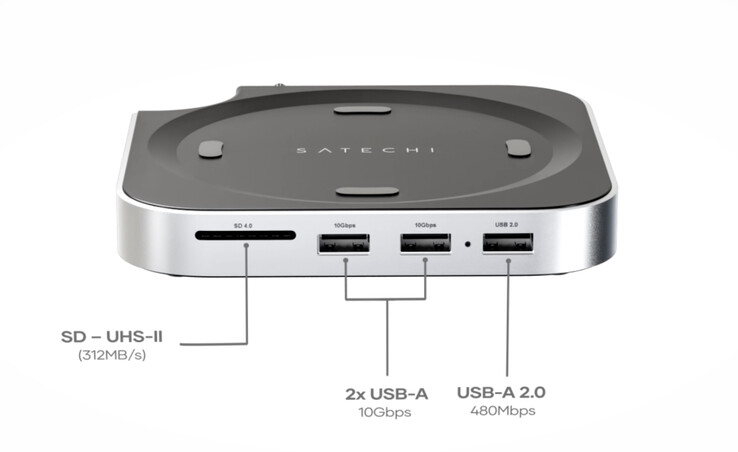 Station d'accueil Satechi pour Mac mini, partie inférieure