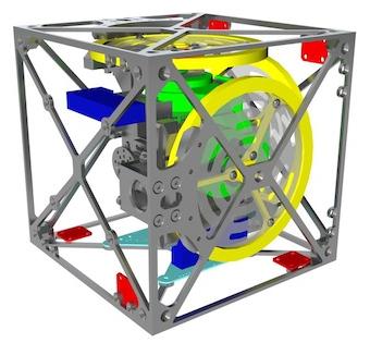 Балансирующий и шагающий роботизированный куб Cubli-2