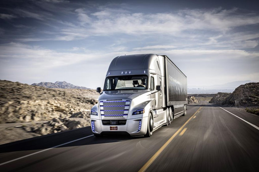 Штат Невада разрешает автономные грузовики Daimler