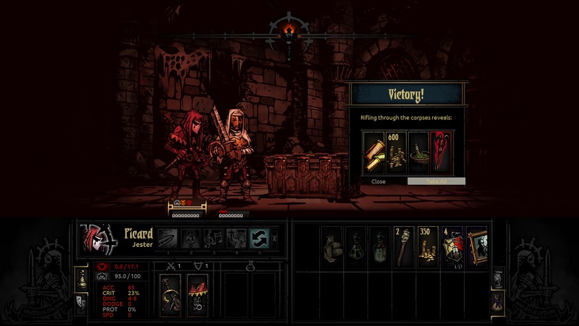 Обзор игры Darkest Dungeon: параноик, клептоман, мазохист и другие приключенцы-6