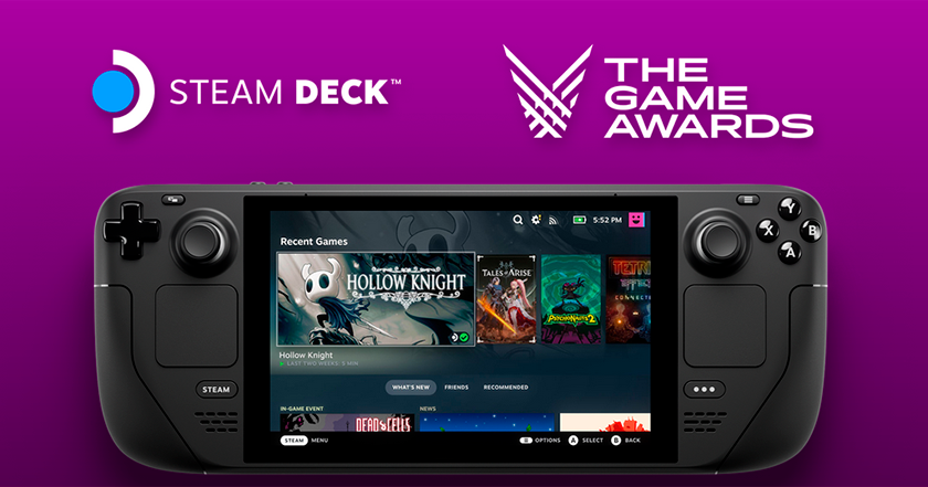 Щедрая душа: во время прямой трансляции The Game Awards Valve ежеминутно будет разыгрывать по одной Steam Deck на 512 ГБ
