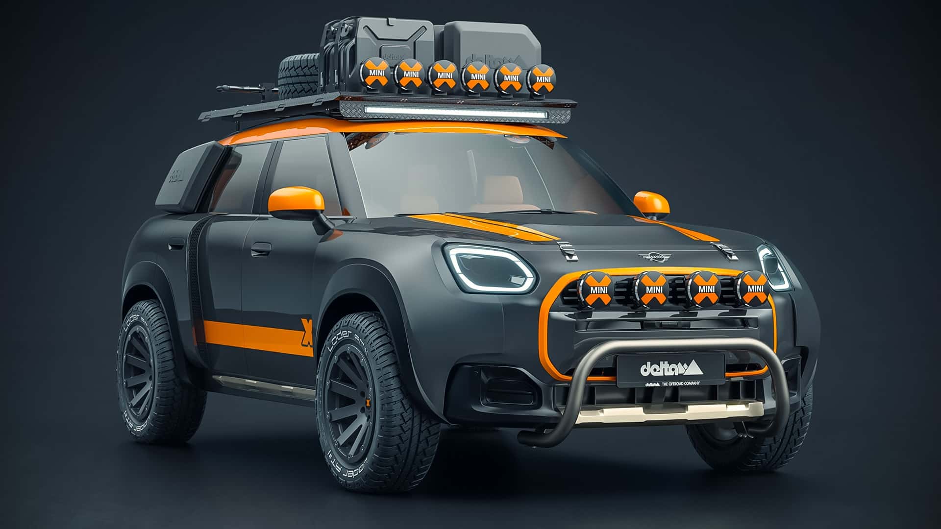 Mini Countryman de style Dakar, vue 2