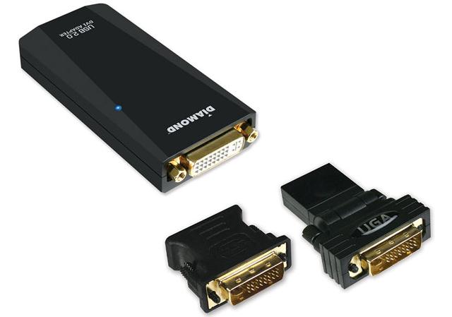 Адаптеры для подключения мониторов по USB Diamond Multimedia BVU165 и BVU165LT
