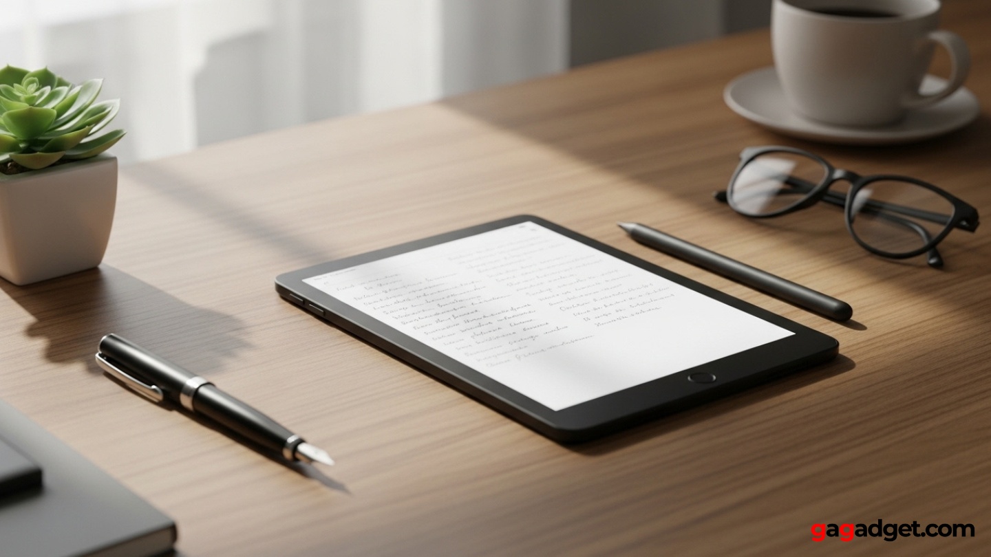 paperless note taking device