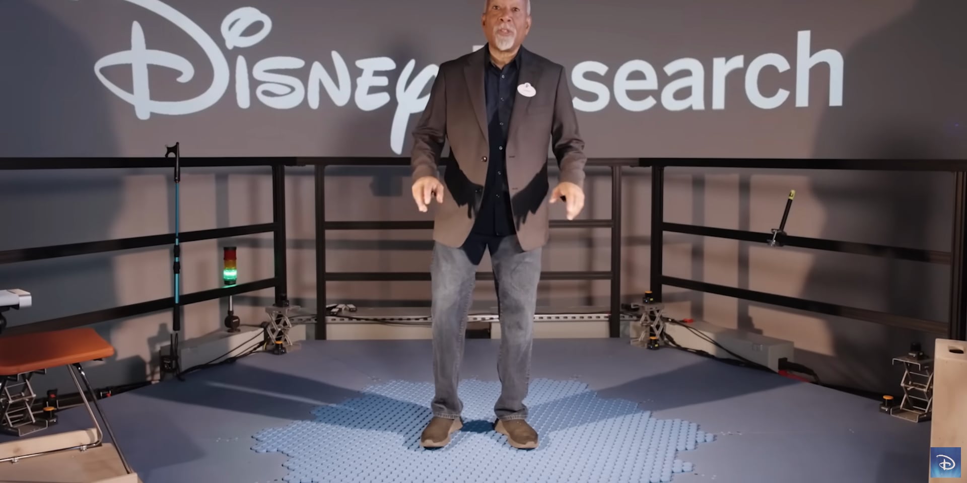Disney HoloTile: the world's first omnidirectional floor for multi-user VR experiences (video)