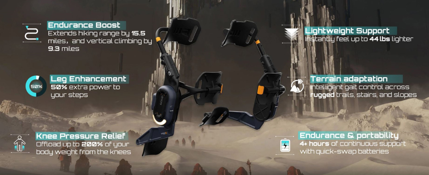 Dnsys Z1 Exoskeleton inspiré de Death Stranding 2