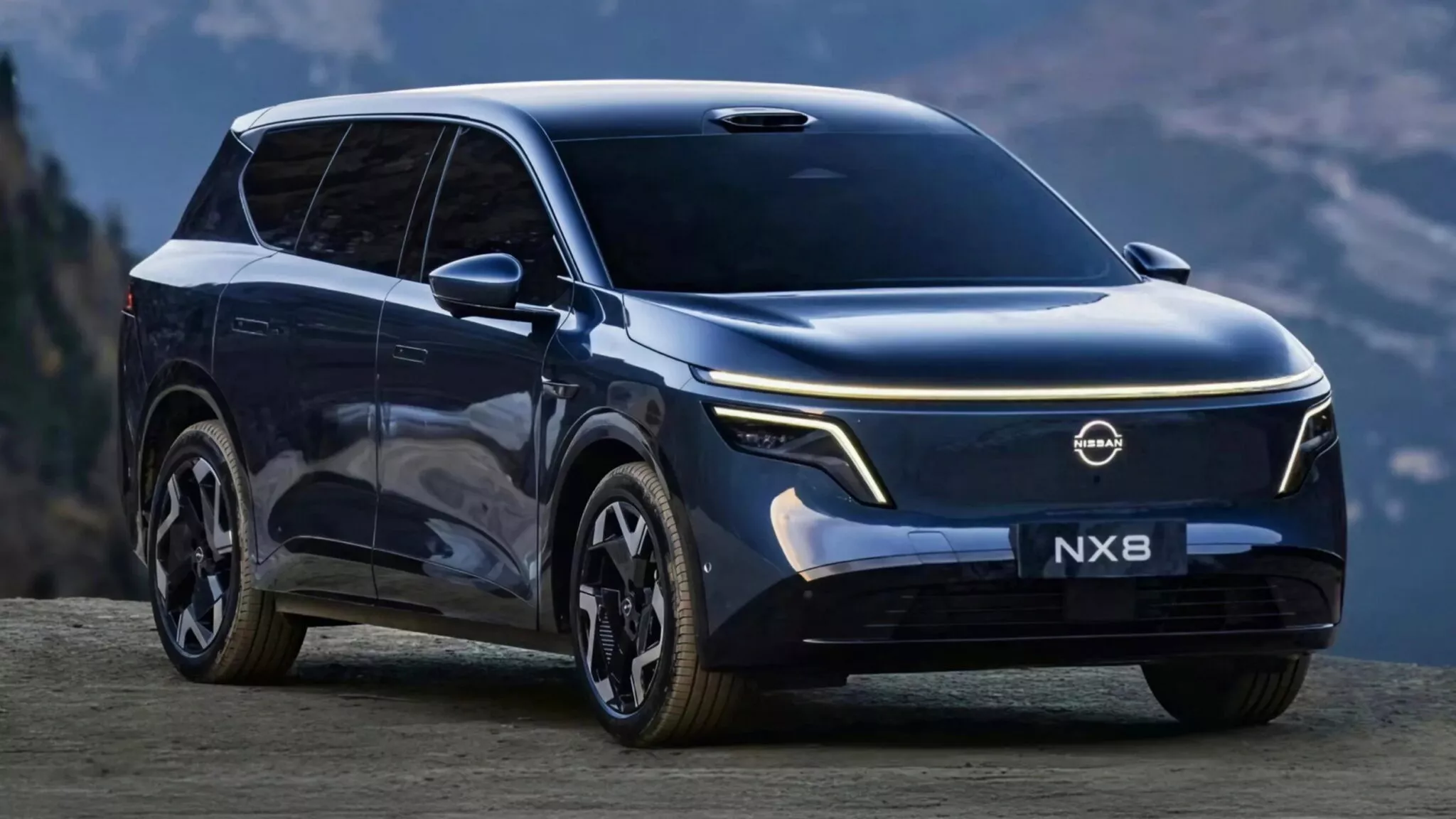 Nissan NX8 в движении