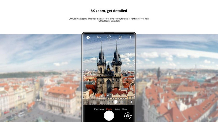 Doogee Mix: возможности камеры и дата анонса безрамочного смартфона