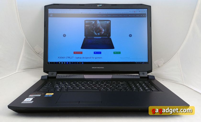 Обзор Dream Machines Clevo X1060-17UA22: мощный игровой ноутбук с настольным процессором-6
