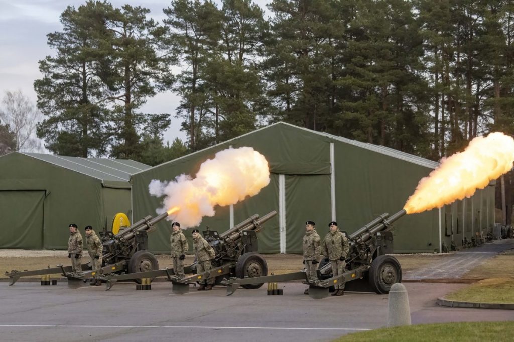 A solemn event to mark the division's restoration