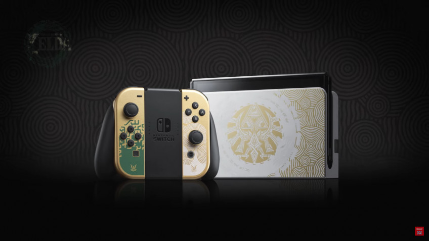 Nintendo has unveiled a limited edition Switch OLED console, which is styled after The Legend of Zelda: Tears of the Kingdom-6