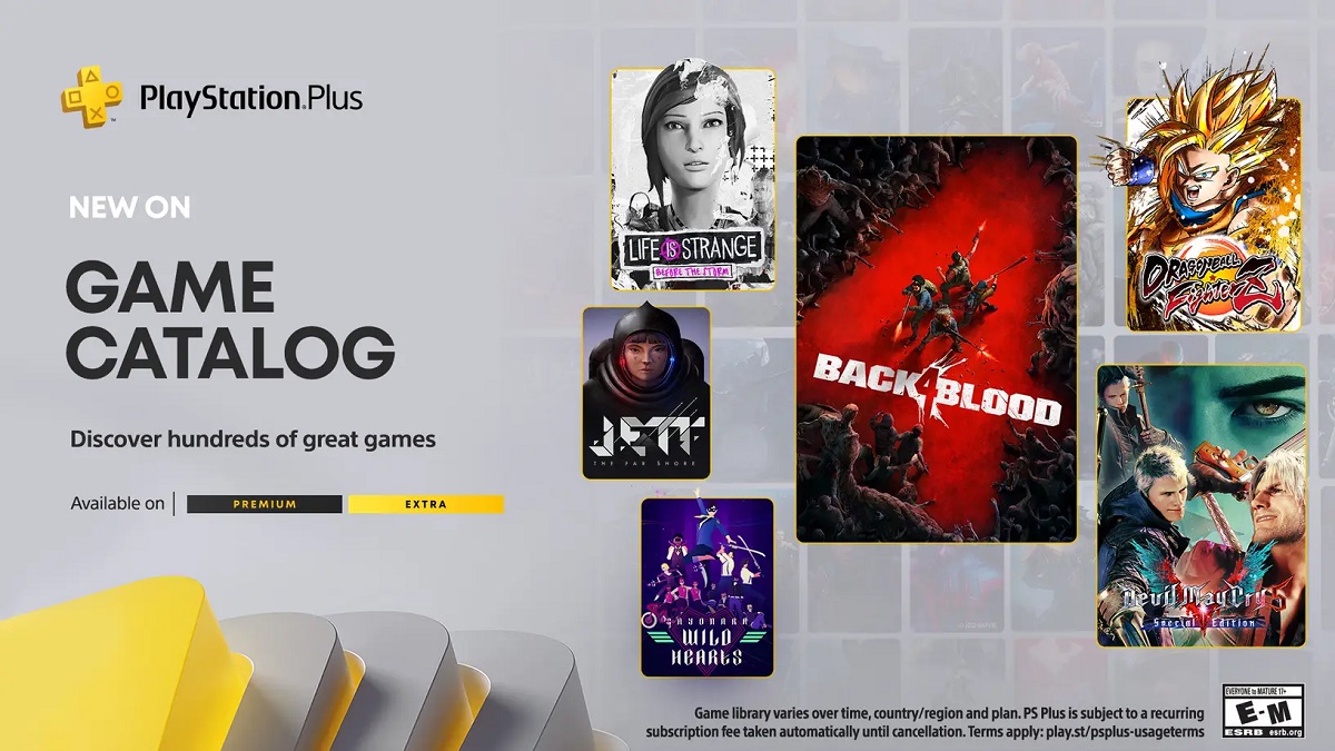 Devil May Cry 5, Life is Strange, Back 4 Blood and other games will appear in January in the extended PlayStation Plus subscription catalog