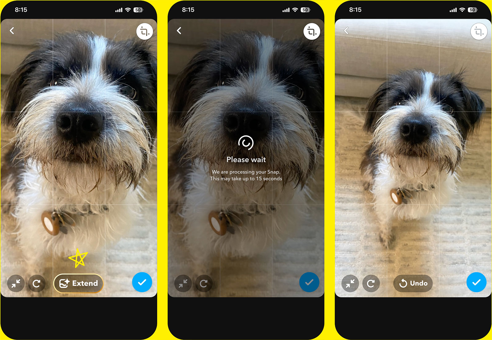 Snapchat+-abonnenter kan nå bruke AI til å opprette eller utvide bilder i appen.