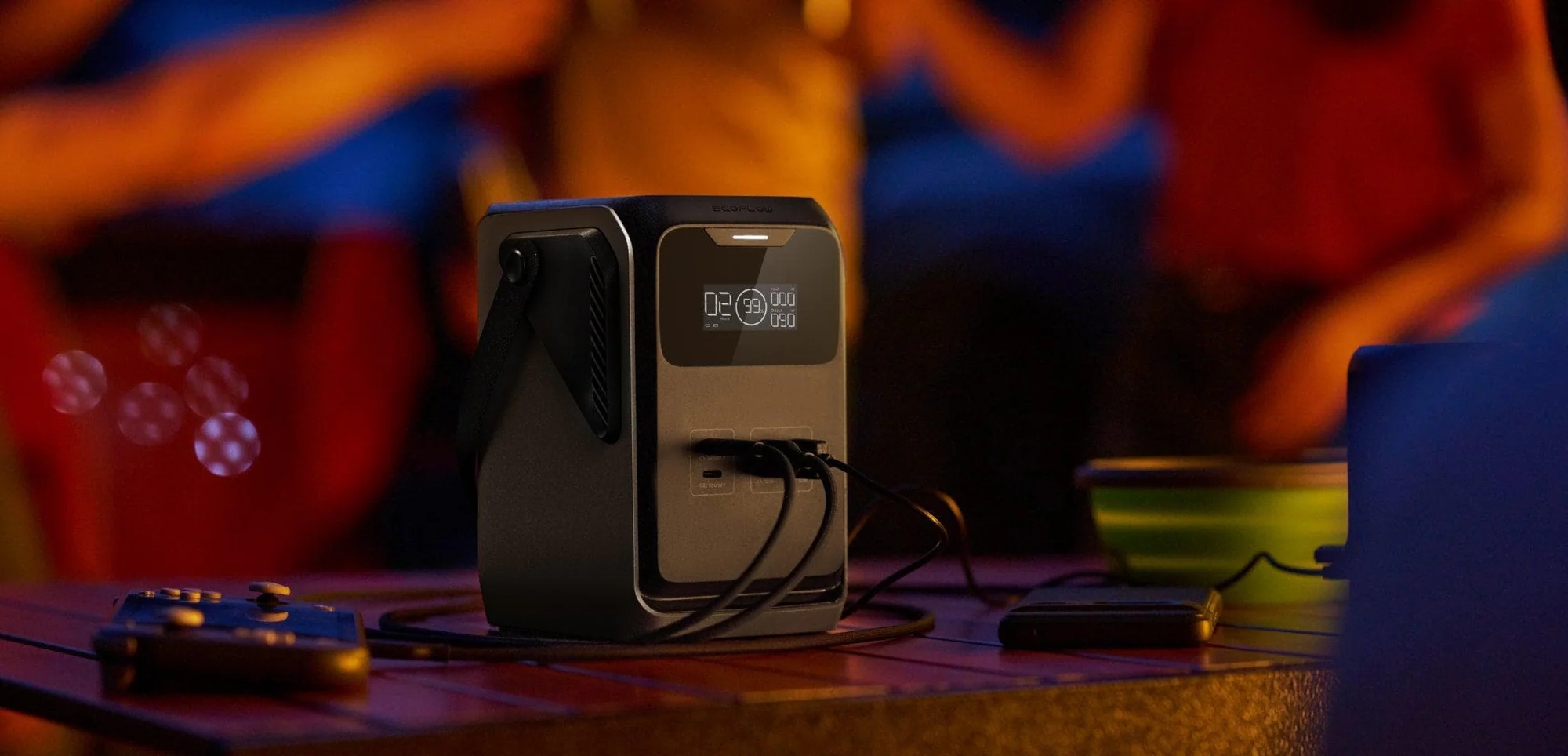 Передня панель EcoFlow TRAIL 200 DC із показниками