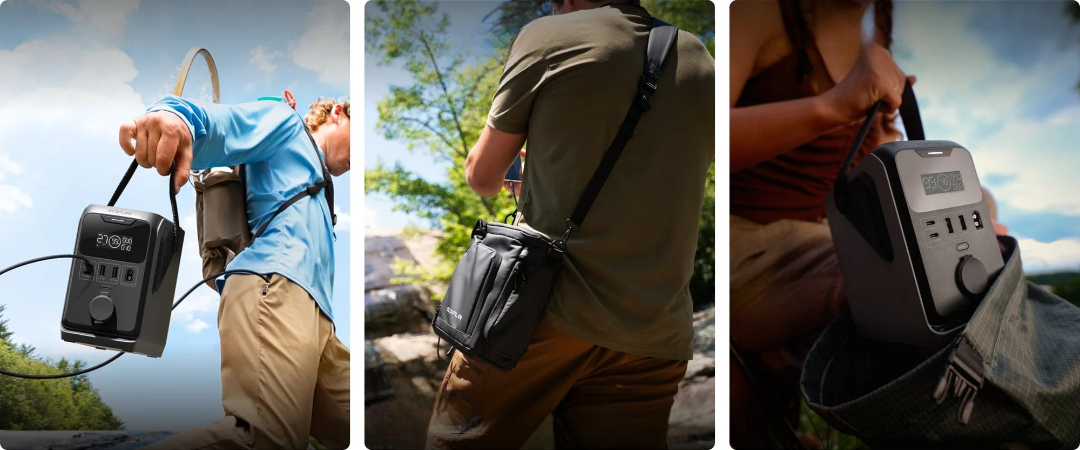 Передня панель EcoFlow TRAIL 300 DC із показниками