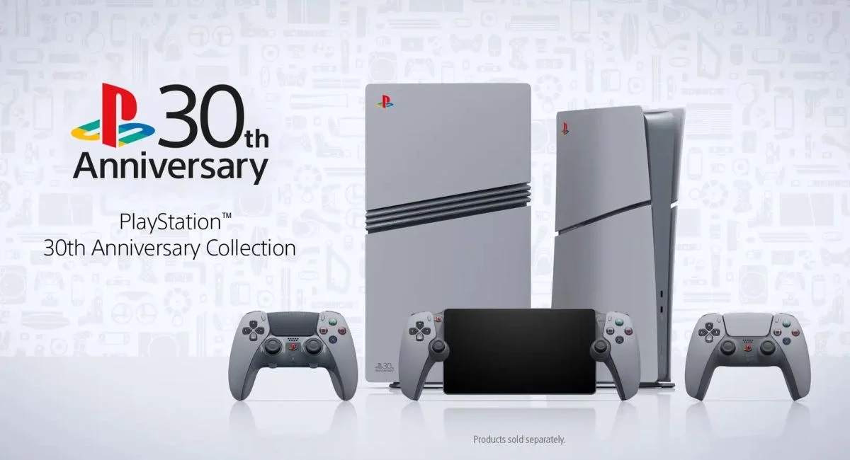 Sony is celebrating the PlayStation anniversary by releasing a limited edition set of uniquely designed consoles and accessories