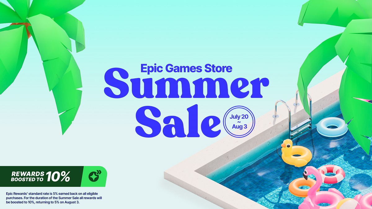 Не упустите момент! В Epic Games Store стартовала летняя распродажа со скидками до 90% и возвратом 10% от каждой покупки
