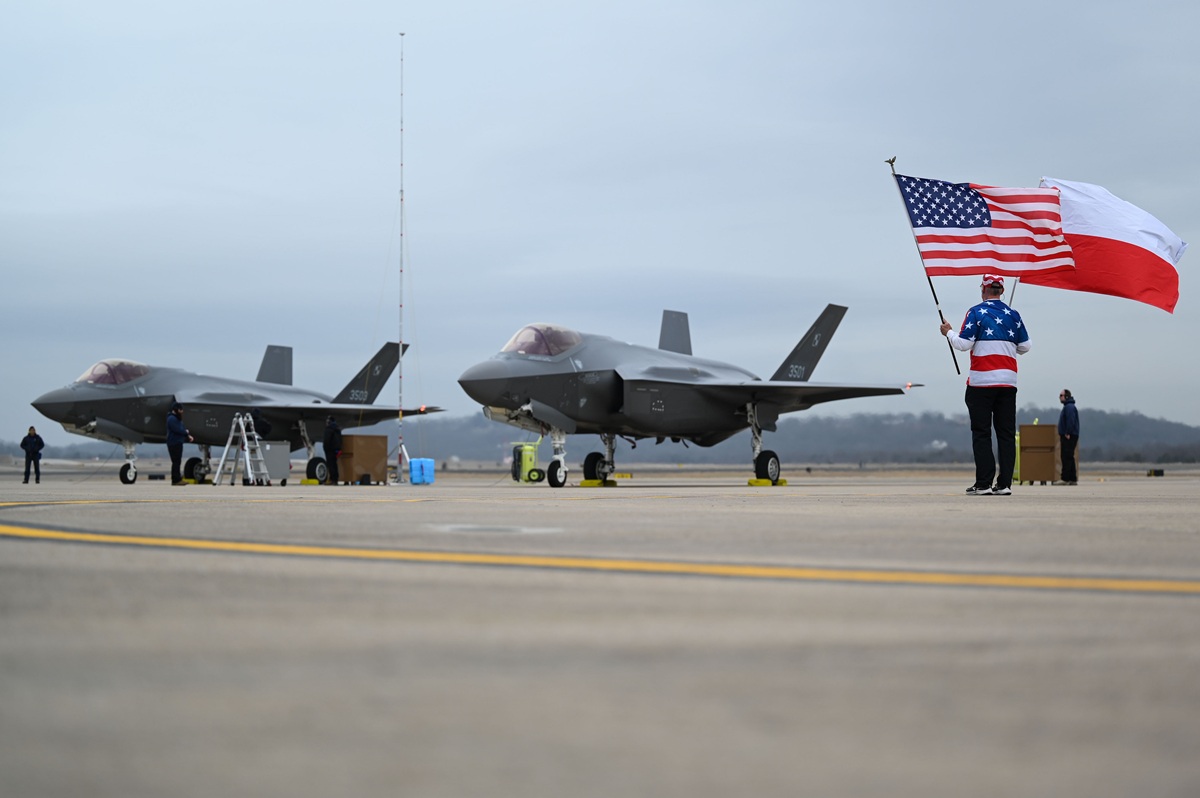 Польські F-35A Lightning II. Ілюстрація: ВПС США