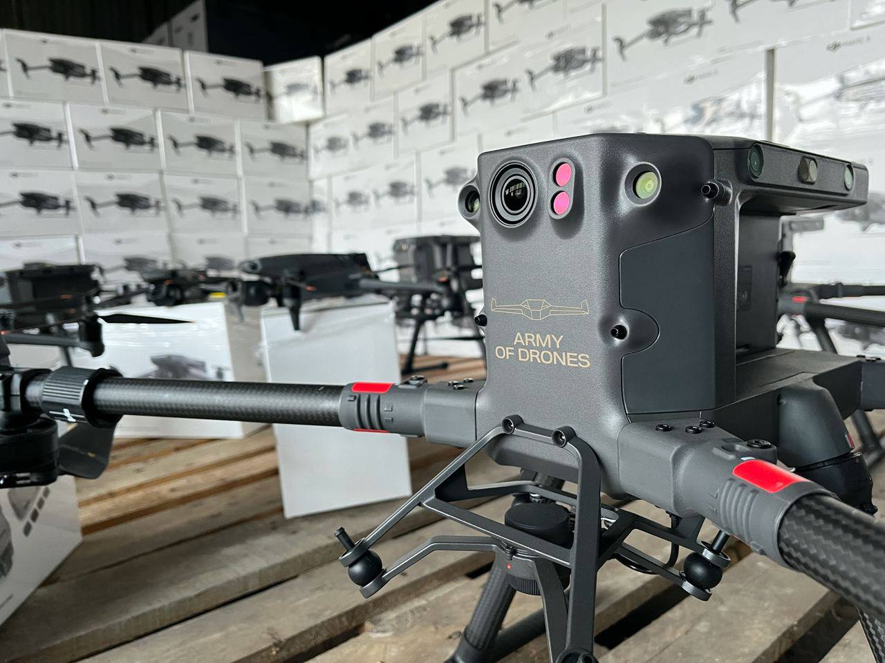 "The Army of Drones" handed over 146 DJI Mavic 3 quadcopters and 33 DJI Matrice RTK 300 drones to the Ukrainian Armed Forces