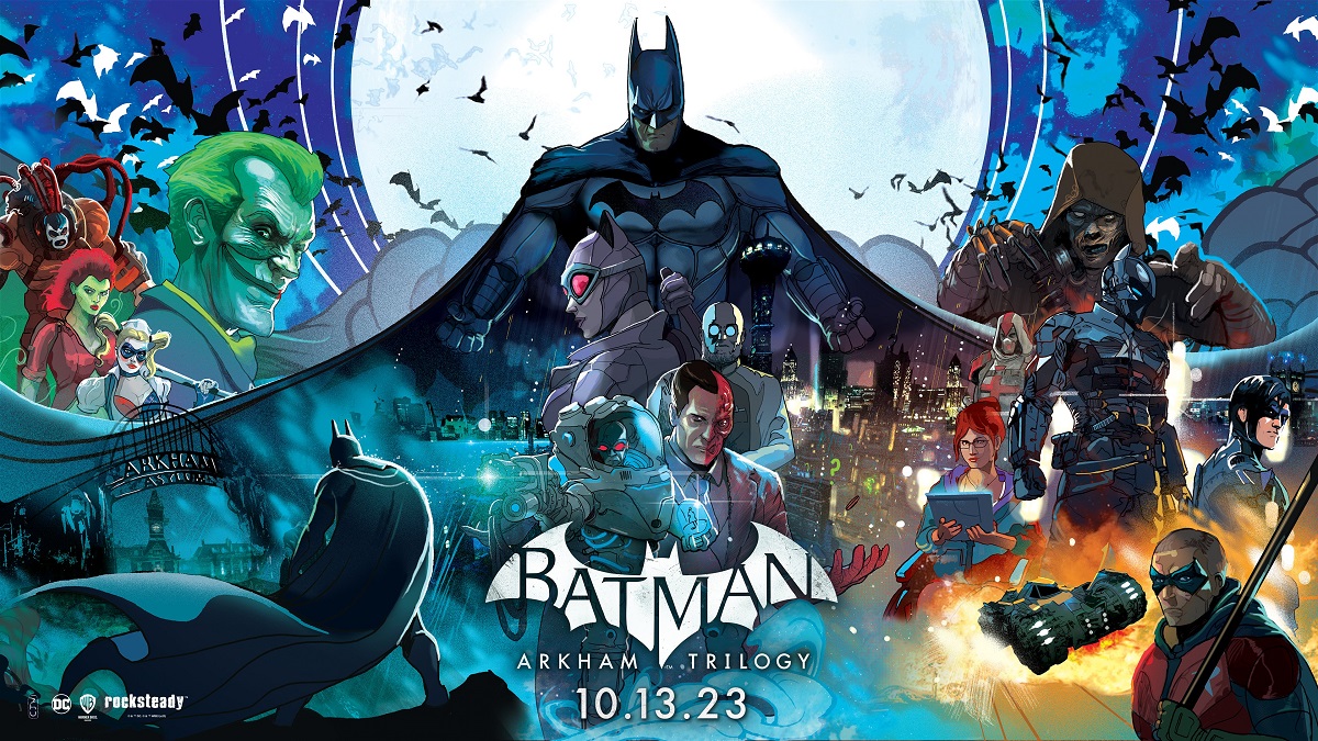 Desvelada la fecha de lanzamiento del recopilatorio Batman Arkham Trilogy para Nintendo Switch