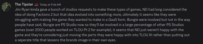 Información privilegiada: Naughty Dog ha cancelado el desarrollo de un proyecto multijugador basado en el universo de The Last of Us y utilizará los materiales creados en la tercera parte completa de la saga-2