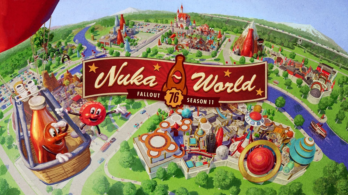 Нові івенти та бонуси: в одинадцятому сезоні Fallout 76 відкриється тематичний парк Nuka World