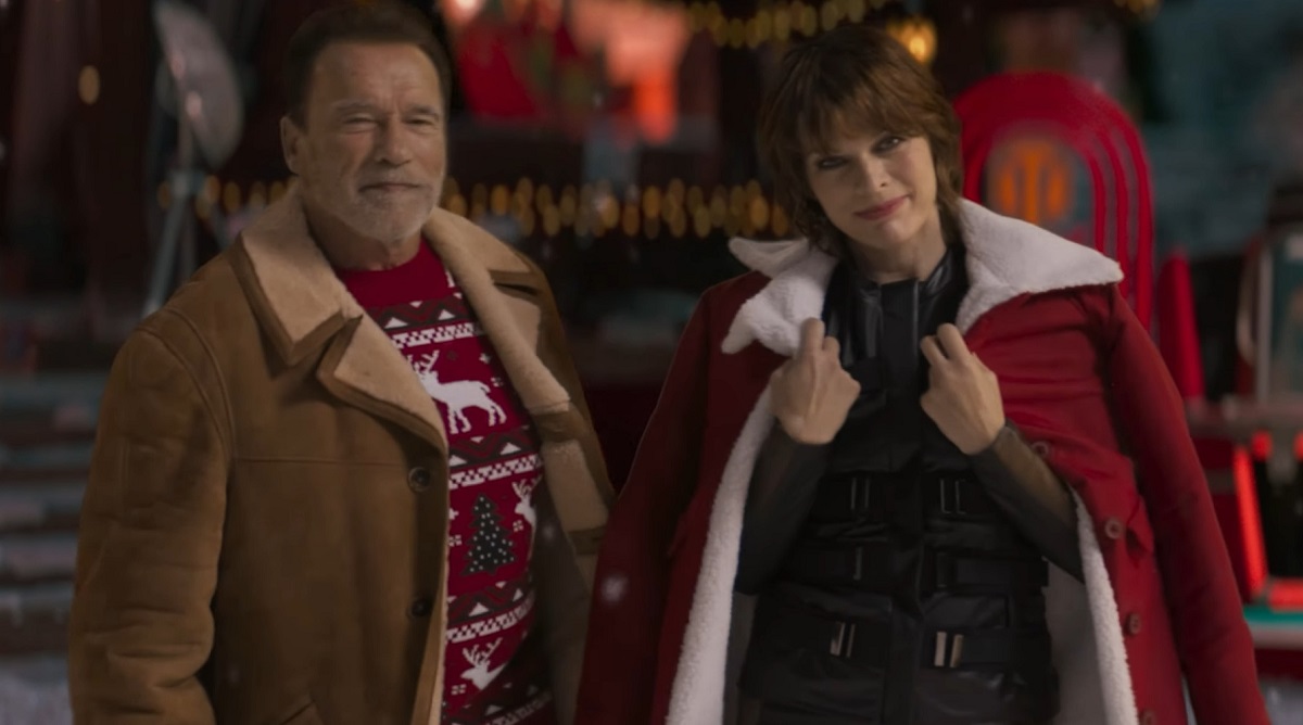 Arnold Schwarzenegger y Milla Jovovich crean un ambiente navideño en el tráiler del evento Holiday Ops de World of Tanks