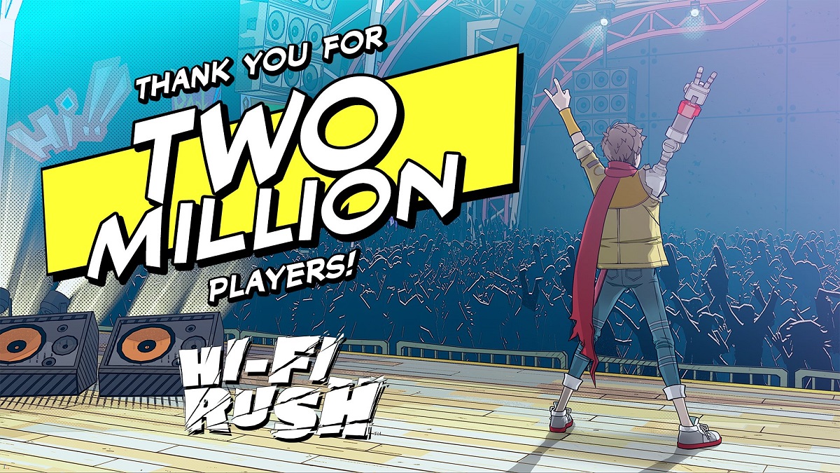 Rhythm-action Hi-Fi Rush attracted 2 million gamers in just a month!  Developers thank you all for your support