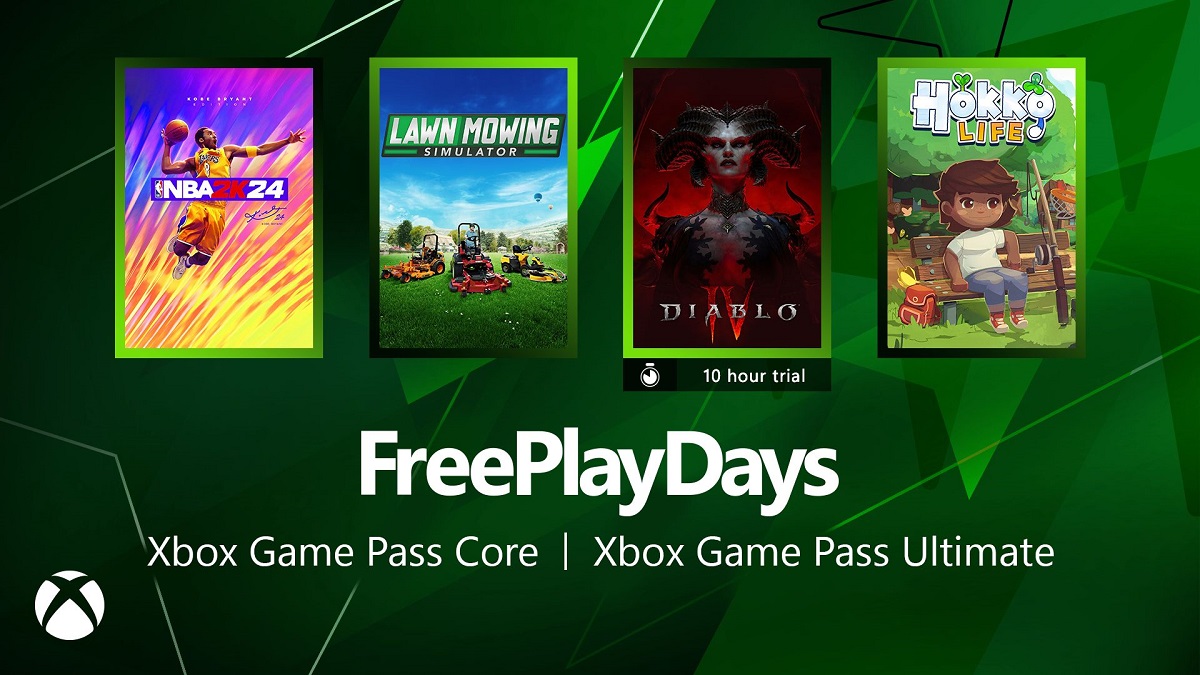 Et interessant helgetilbud: Xbox-konsollbrukere kan bruke ti gratis timer på å spille Diablo IV. Ytterligere tre spill er tilgjengelige som en del av Free Play Days.