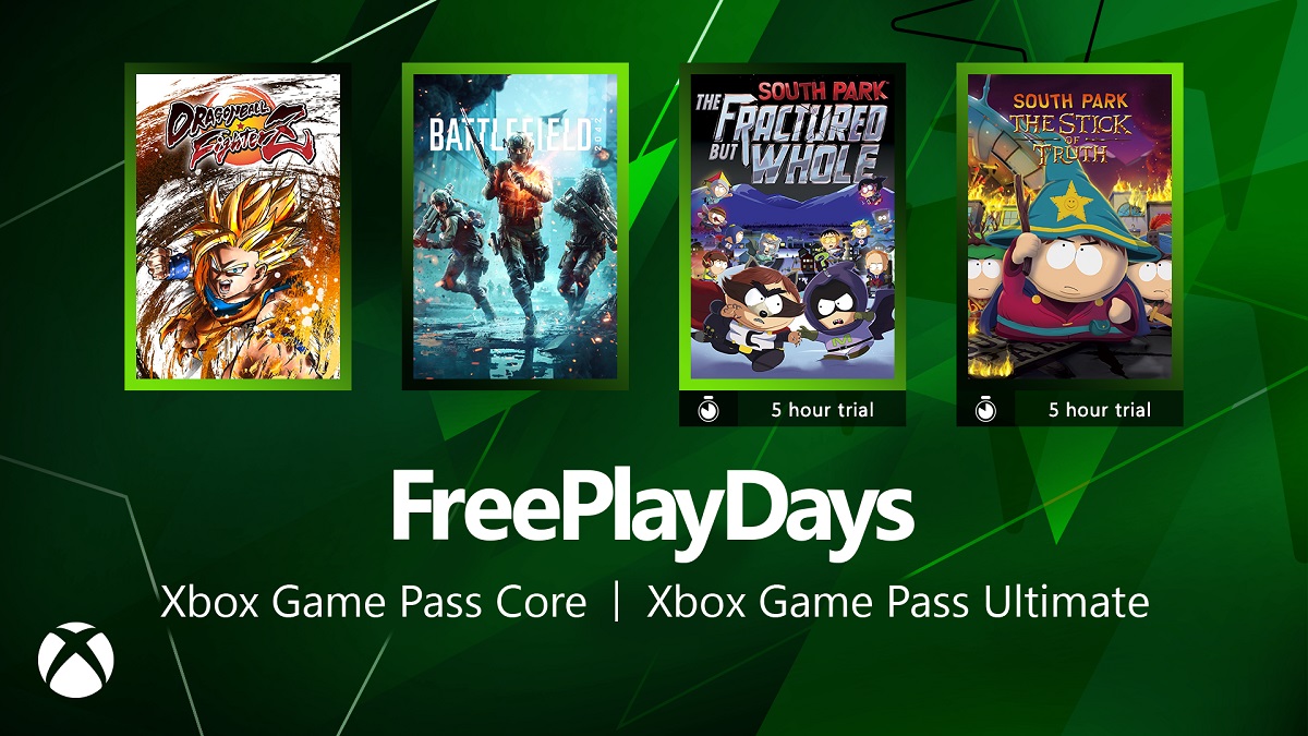 Een online shooter, een vechtgame en twee South Park games - het Xbox ecosysteem heeft een gratis weekend ingeluid
