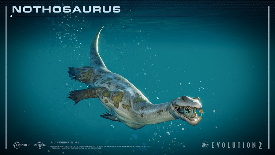 De ontwikkelaars van Jurassic World Evolution 2 hebben een nieuwe add-on aangekondigd die vier reuzen uit de prehistorische zeeën in de game introduceert-5