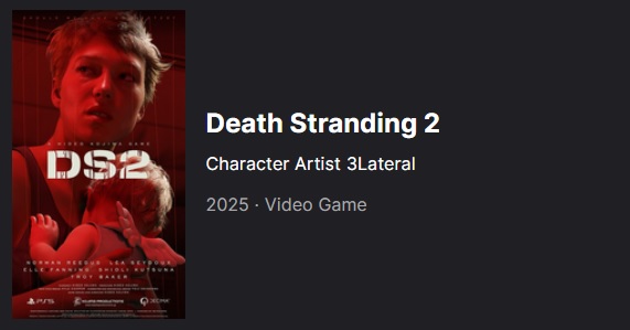 Death Stranding 2 выйдет в 2025 году — указано на странице одного из художников проекта-2