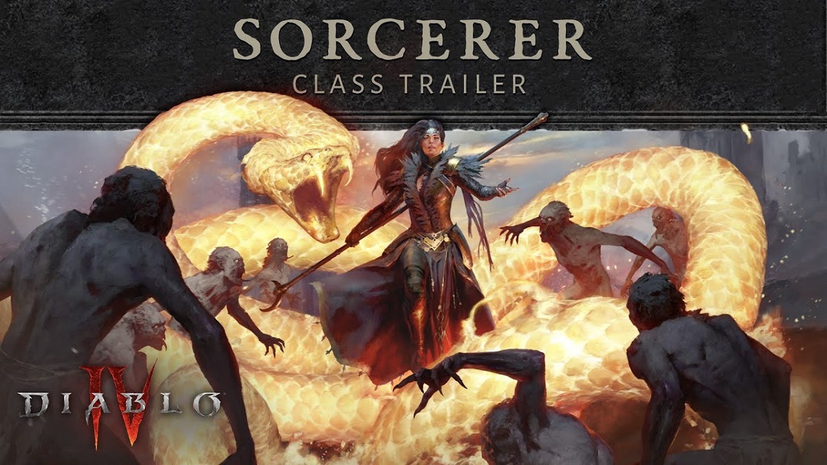 Her spells are as destructive as they are beautiful: Blizzard introduces gamers to the Sorcerer, one of the available classes in Diablo IV