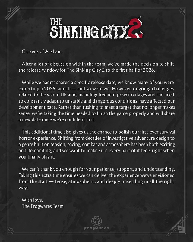 Скриншот из игры The Sinking City 2