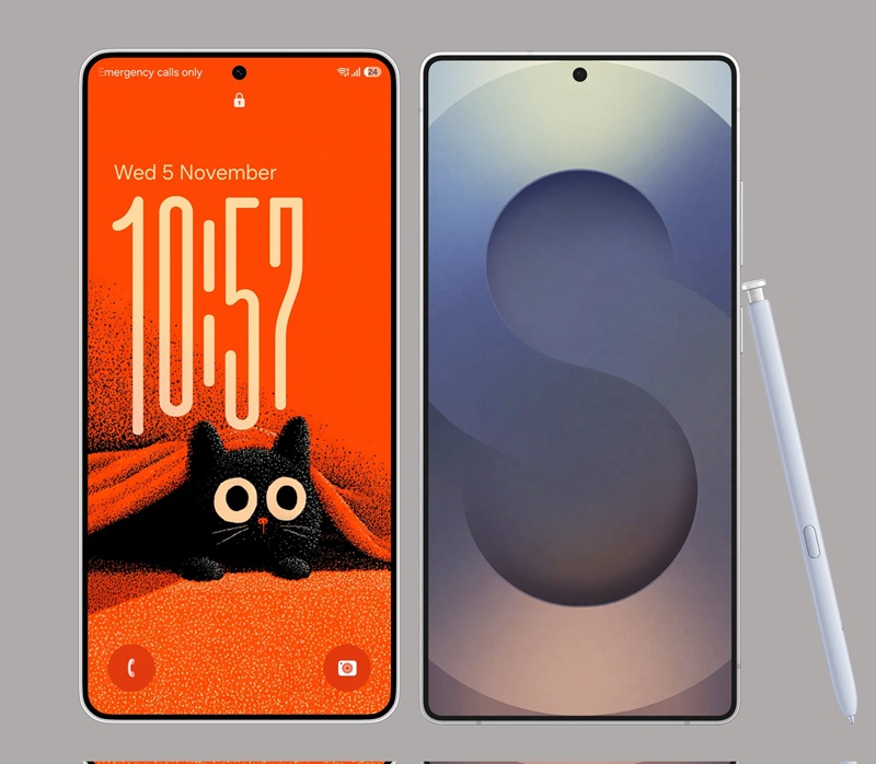 Рендер Galaxy S26 Ultra и Galaxy S25 Ultra