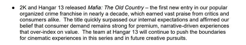 Mafia: The Old Country artwork