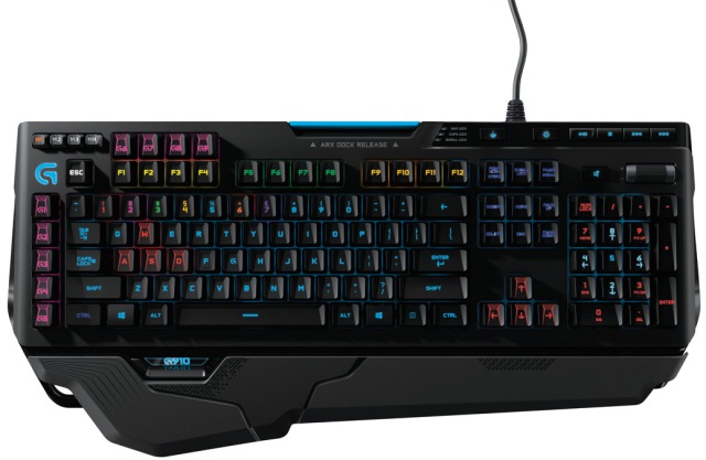 Геймерская клавиатура Logitech G910 Orion Spark с механическими переключателями Romer-G и RGB-подсветкой